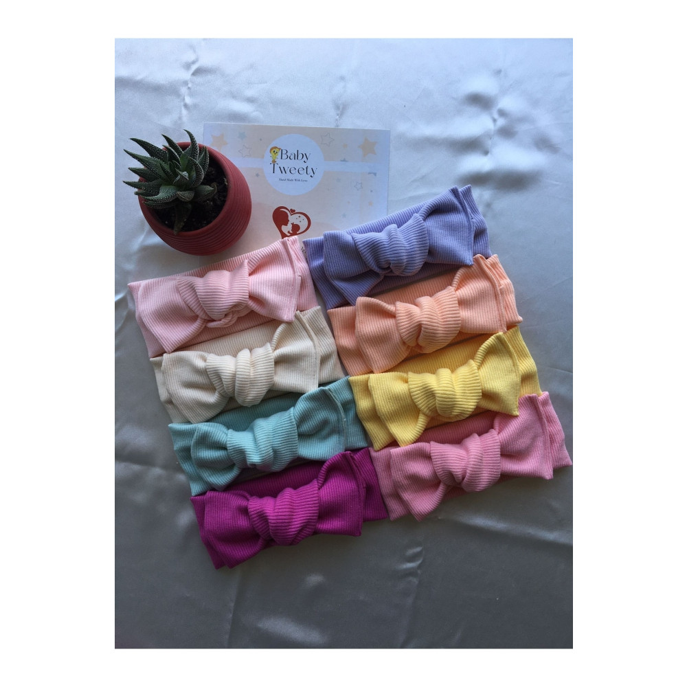Baby Tweety 8li El Yapımı Ribana Kız Bebek Bandana Toka, Taç & Saç Bandı Fiyatı