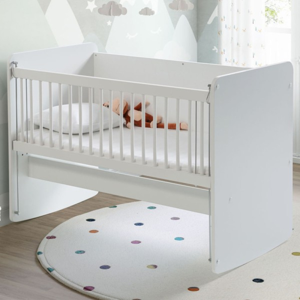 Baby When BW1070 - Pratik Sallanır Anne Yanı Bebek Beşik Beyaz 60x120 - 60 X 120 cm Beşik Fiyatı