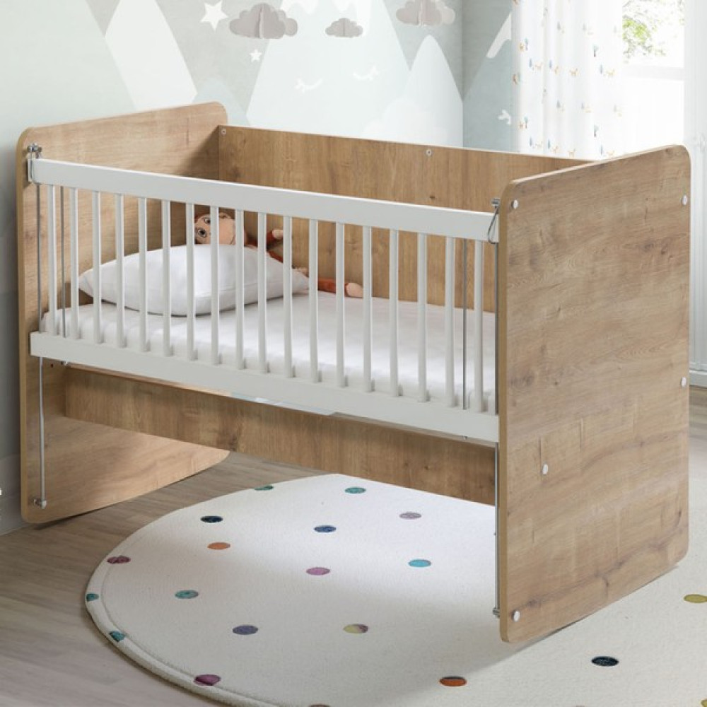 Baby When BW1071 - Pratik Sallanır Anne Yanı Beşik 60 x 120 Ahşap - 60 X 120 cm Beşik Fiyatı