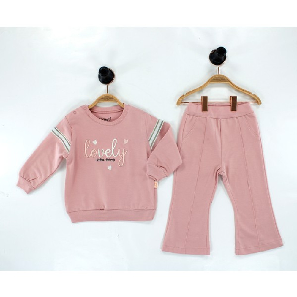 Baby Wings Lovely Nakışlı Kız 2'li Takım Bebek Giysi Takım Fiyatı
