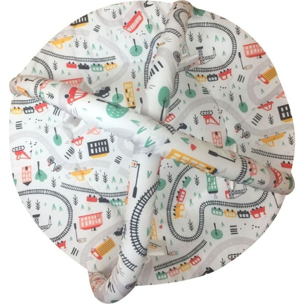 Baby2Go 1217 Play Mate Trafic Ekstra Yumuşak Oyun Halısı 90x90cm - Beyaz - 90 x 190 cm Oyuncak Fiyatı