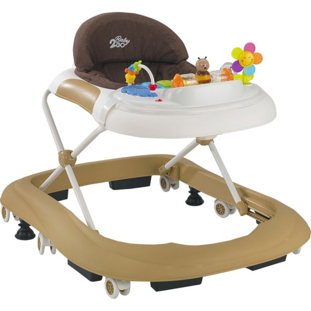 Baby2go 2083 Happy Lüks Yürüteç - Kahverengi Yürüteç Fiyatı