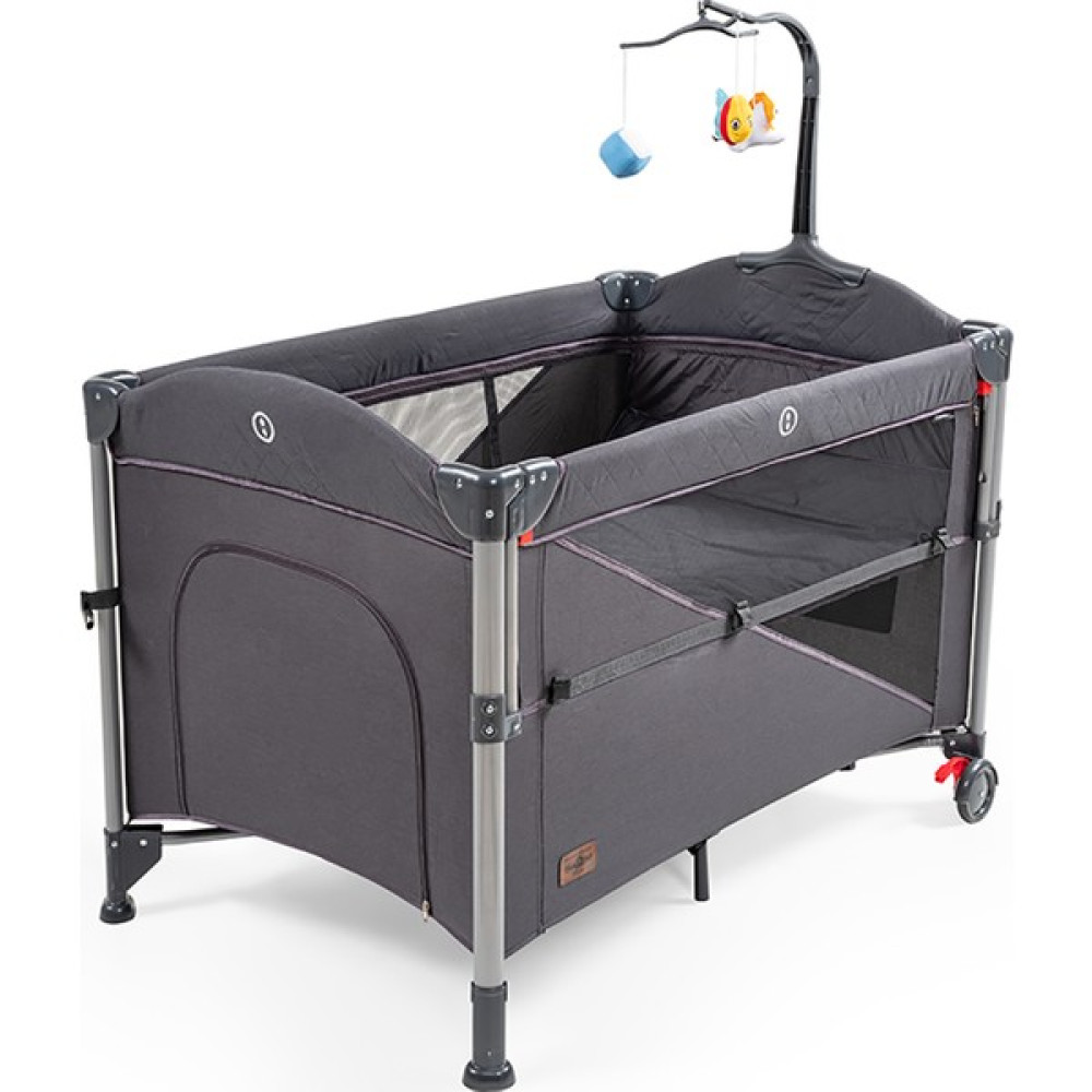 BABY2GO Camellia Anne Yanı Oyun Parkı 70X110 cm Siyah Park Yatak / Oyun Parkı Fiyatı