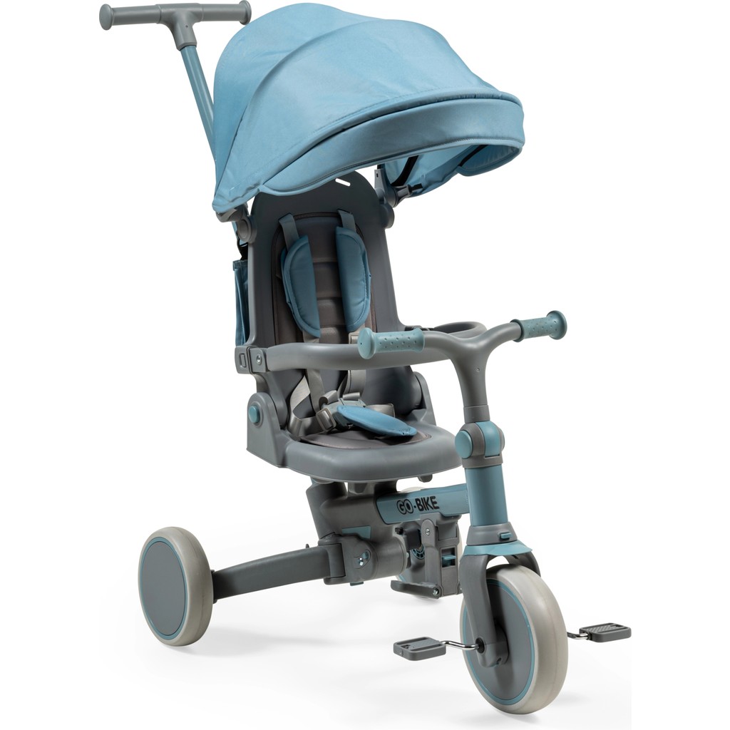 BABY2GO Mavi Üç Tekerlekli Katlanabilir Tenteli Bisiklet Çocuklar İçin Çevre Dostu Tasarım SSD / Solid State Drive Fiyatı