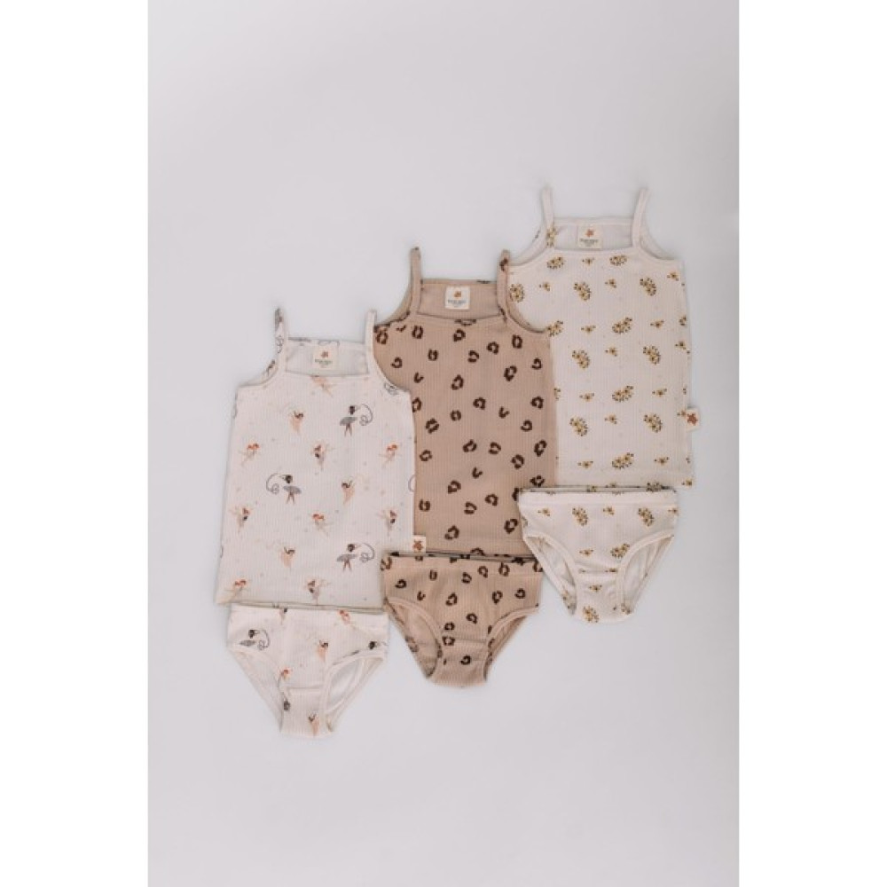 Babybek Collection Babybek Premium Pamuklu 6 Parça Kız Çocuk Iç Çamaşırı seti Kız Çocuk Giyim Takımı Fiyatı