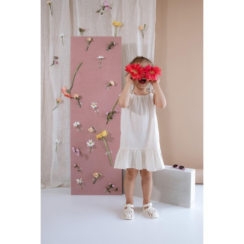Babybek Collection Krem Müslin Elbise Kız Çocuk Elbise Fiyatı