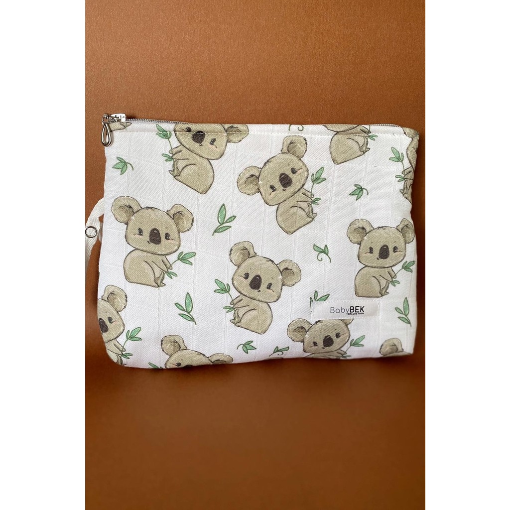 Babybek Collection Müslin Çanta - Koala - Beyaz Bebek Bakım Çantası Fiyatı
