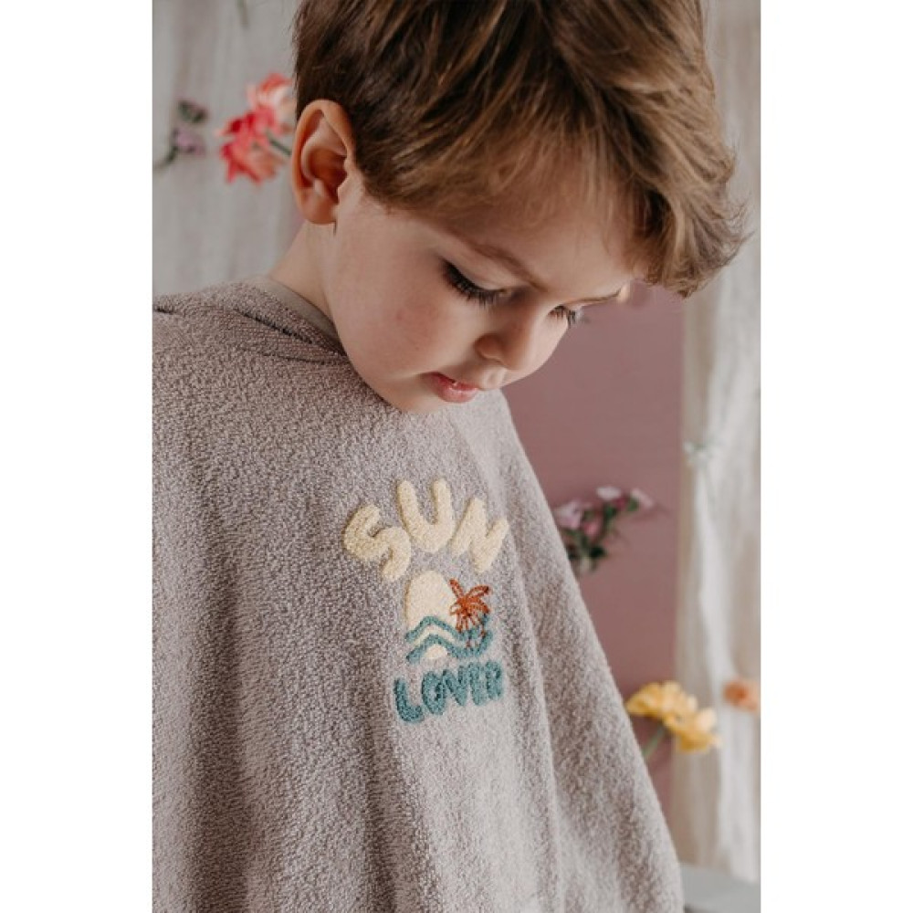 Babybek Collection Sun Bej Havlu Panço - 1 - 5 Yaş Bebek Banyo-Tuvalet Fiyatı