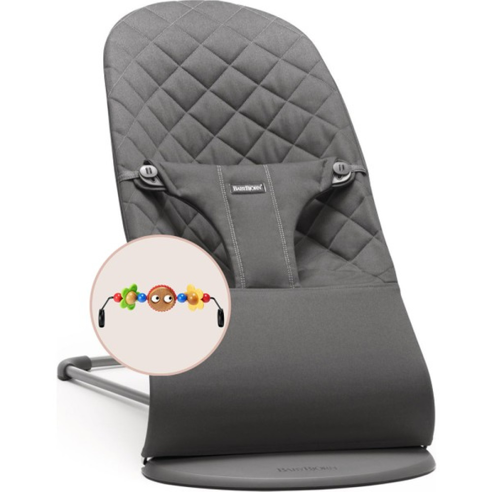 Babybjörn Balance Bliss Ana Kucağı Cotton Oyuncaklı /Anthracite - Gri Ana Kucağı Fiyatı