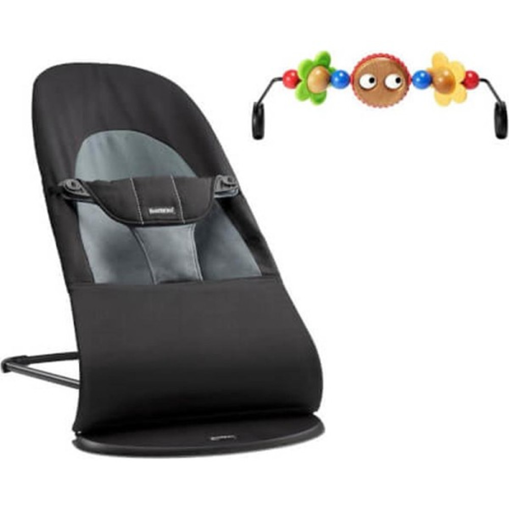Babybjörn Balance Soft Ana Kucağı Oyuncaklı Black Dark Grey - Gri Ana Kucağı Fiyatı