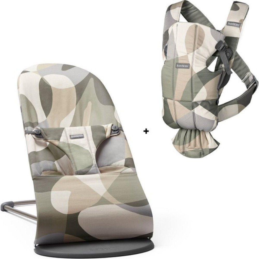 Babybjörn Bliss Ana Kucağı & Kanguru Mini 3D Cotton Yenidoğan Seti / Khaki Green Ana Kucağı ve Oto Koltuğu Fiyatı