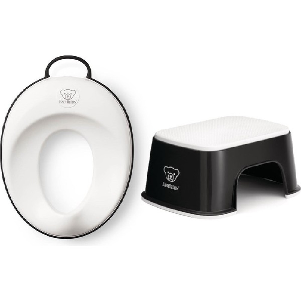 Babybjörn Klozet Adaptörü & Safe Step Banyo Basamağı / Black White - 101-Standart Klozet Adaptörü Fiyatı
