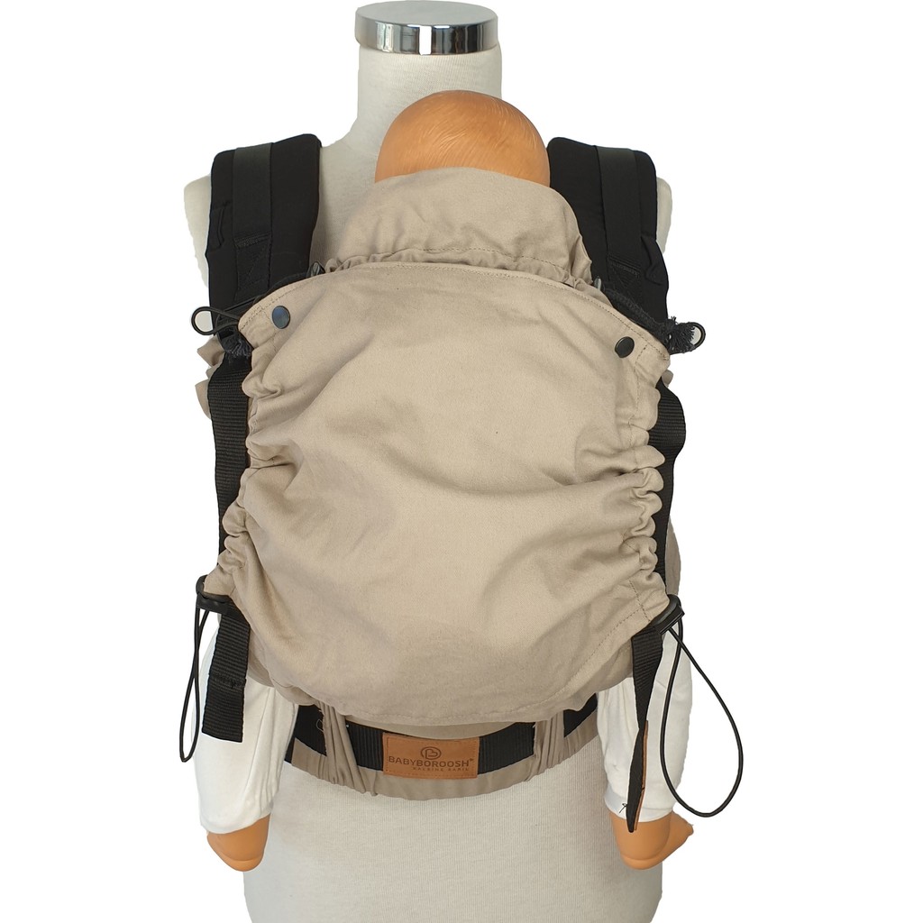 Babyboroosh New Age %100 Pamuklu Ergonomik Bebek Kangurusu 0-4 Yaş Bej Renkli Konforlu Taşıma Diğer Fiyatı