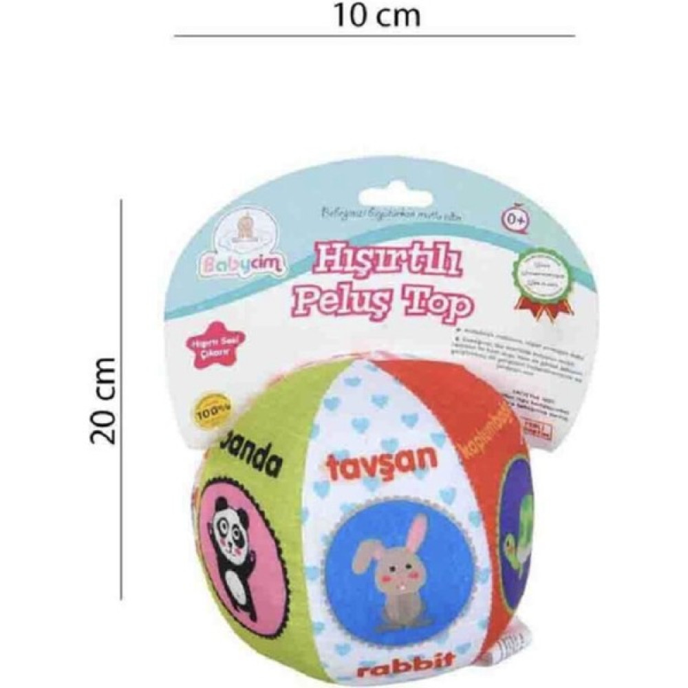 Babycim Hışırtılı Peluş Top - Renkli Peluş Oyuncaklar Fiyatı