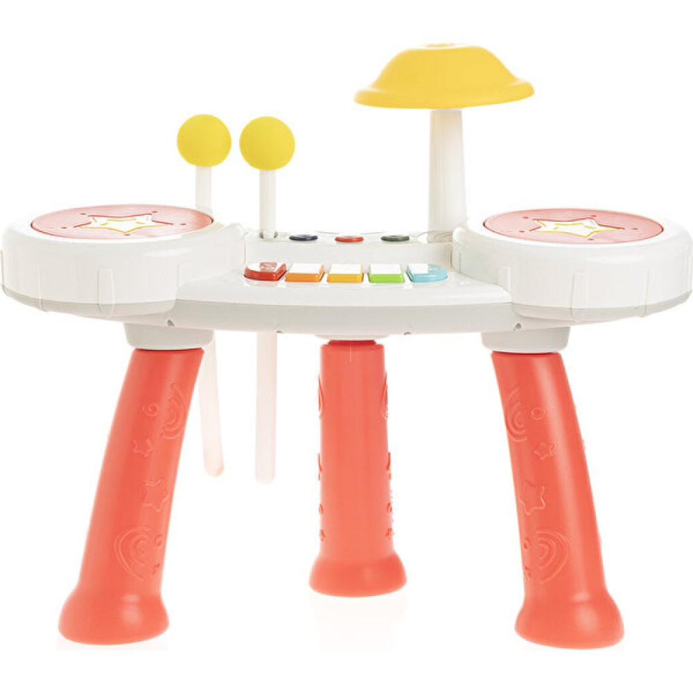 Babycim Küçük Müzisyen Setim Piano & Batery Pembe - Renkli Bebek Oyuncakları Fiyatı