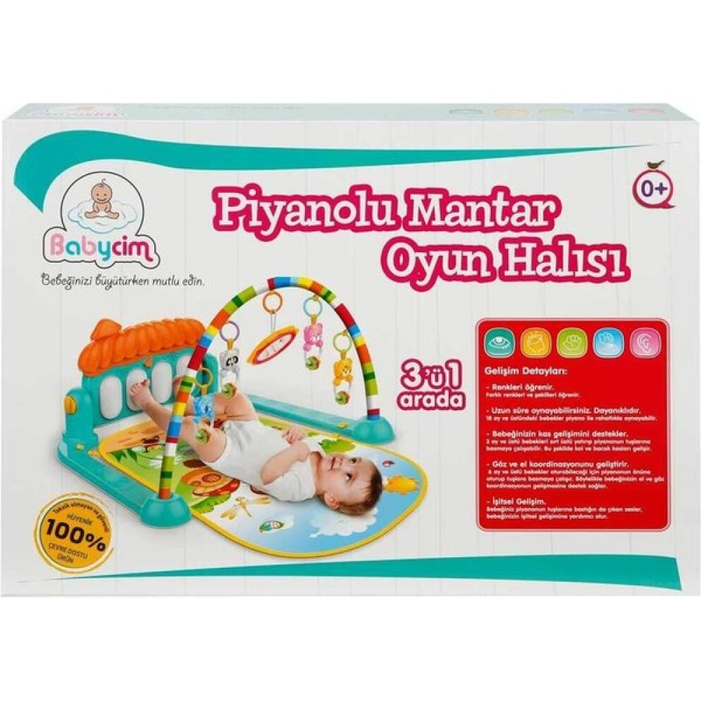 Babycim Piyanolu Mantar Oyun Halısı HE0639 Oyuncak Fiyatı