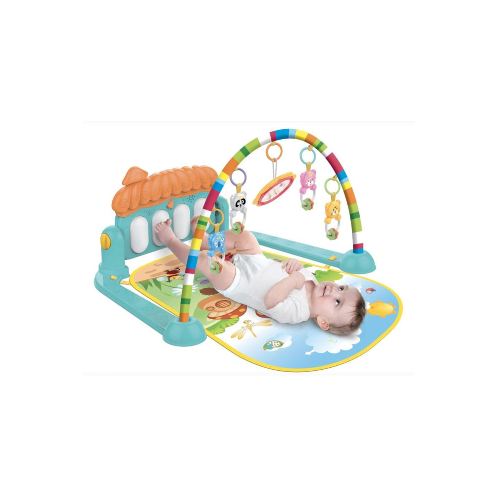 BABYCİM Sevimli Piyanolu Sesli Işıklı Aynalı Oyun Halısı Bebek Odası Halı Fiyatı