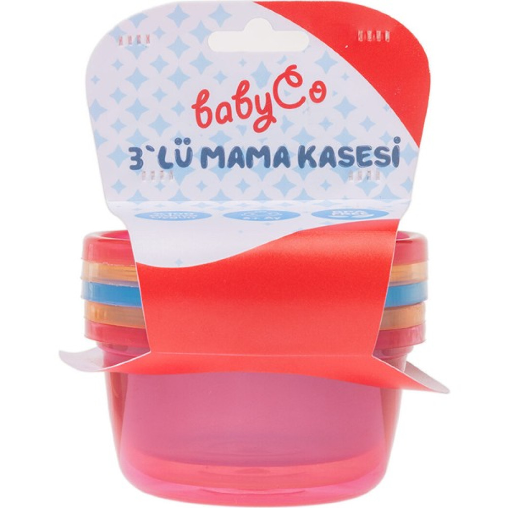 Babyco 3'lü Mama Kasesi - Renkli Mama Seti Fiyatı