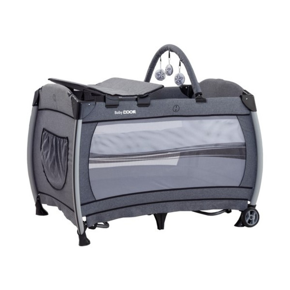 Babydoor 2050 Sleepy Oyun Parkı 70 x 110 cm Bebek Beşik Gri Beşik Fiyatı