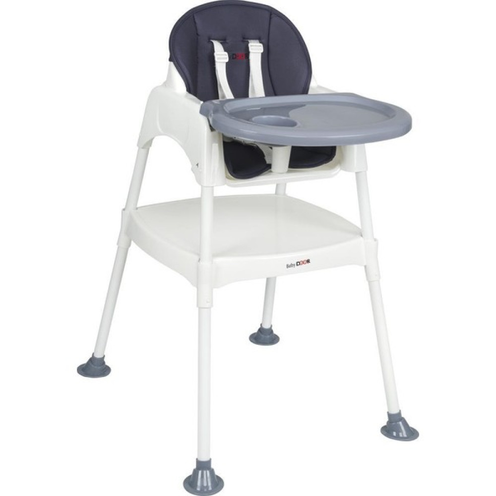 Babydoor & Mama Panna Çalışma Masalı Pedli Mama Sandalyesi Gri 3 In 1 Mama Sandalyesi Fiyatı