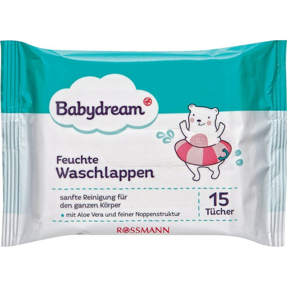 Babydream Bebek Islak Mendil Hassas Cilt, Aloe Veralı 15'li Bebek Bakım Fiyatı