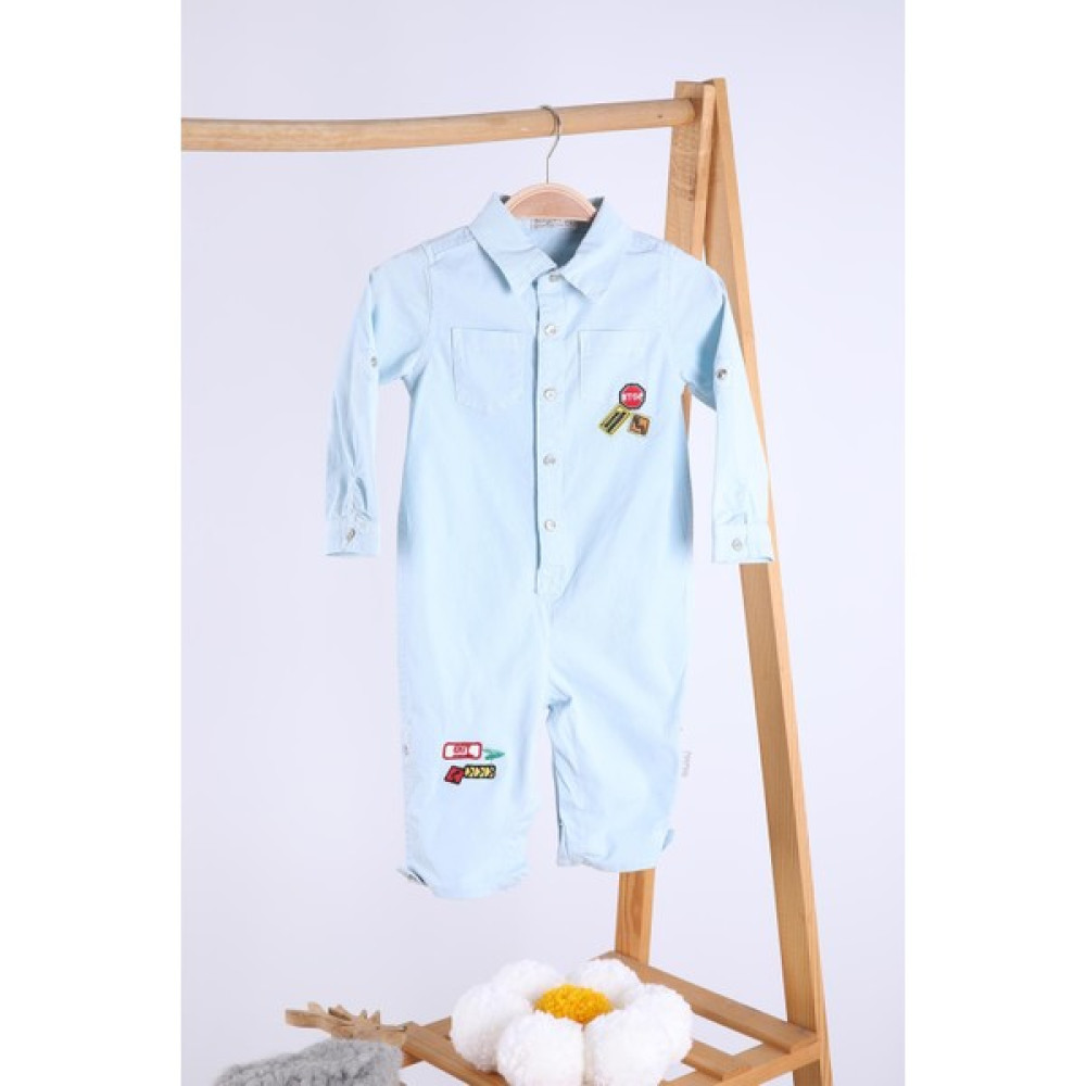 Babyhola Kot Kumaş Kız Erkek Bebek Tulum 12304 Bebek Tulumu Fiyatı