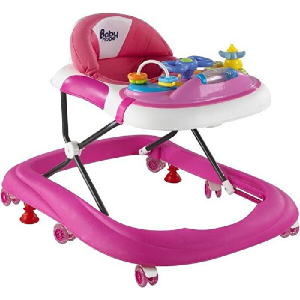 BabyHope 213 Star Bebek Yürüteç (PEMBE-BEYAZ) - Pembe Yürüteç Fiyatı