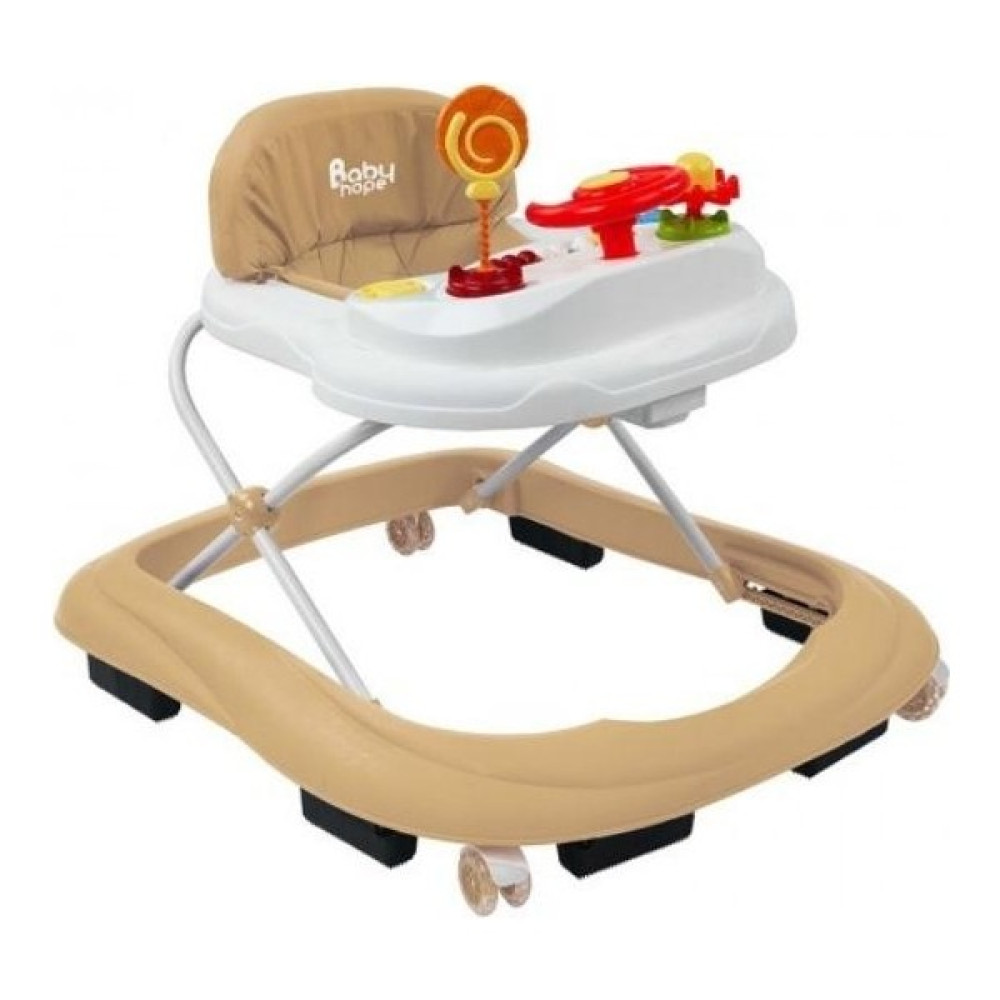 BabyHope 217 Lüks Oyuncaklı Yürüteç - Kahverengi Yürüteç Fiyatı