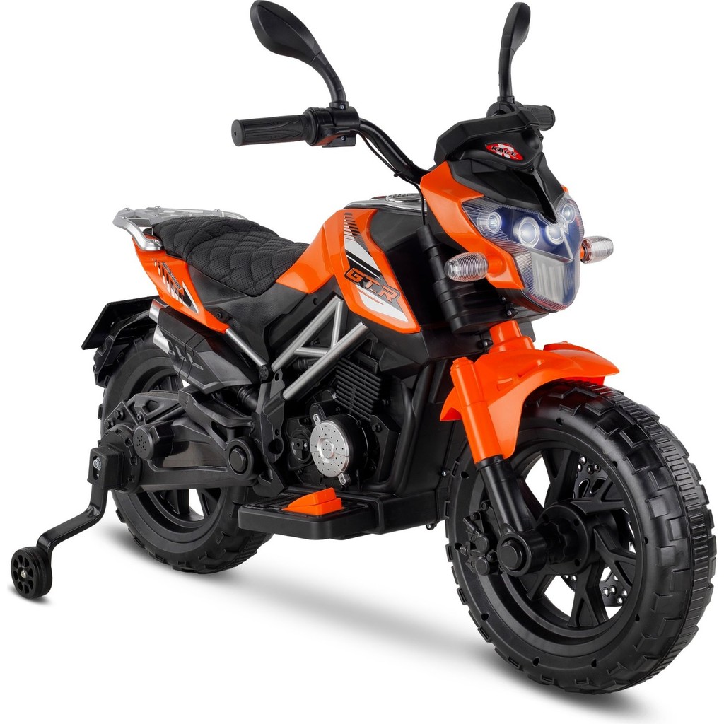 Babyhope 447 Motocross Akülü Motor Çocuk Motoru 12V Turuncu Diğer Fiyatı