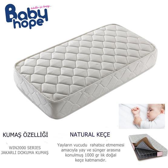 Babyhope 70x100 Ortopedik Yaylı Yatak Bebek Yatağı