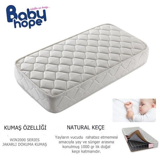 Babyhope 70x170 Ortopedik Yaylı Bebek Yatağı