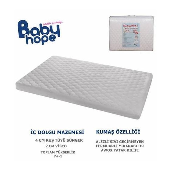 Babyhope 80x120 Ortopedik Yaylı Bebek Yatağı