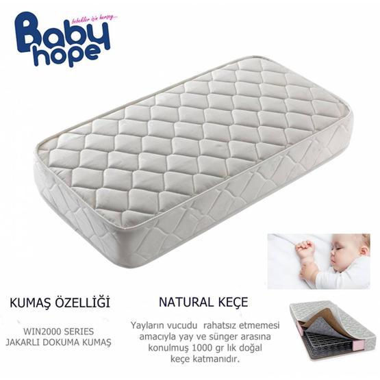 Babyhope 80x190 Ortopedik Yaylı Bebek Yatağı