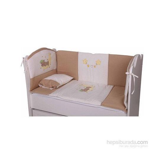 Babyhope Ayüstünde Ayı 70x130 cm Kahverengi Bebek Uyku Seti