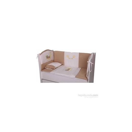 Babyhope Ayüstünde Ayı 70x130 cm Kahverengi Bebek Uyku Seti