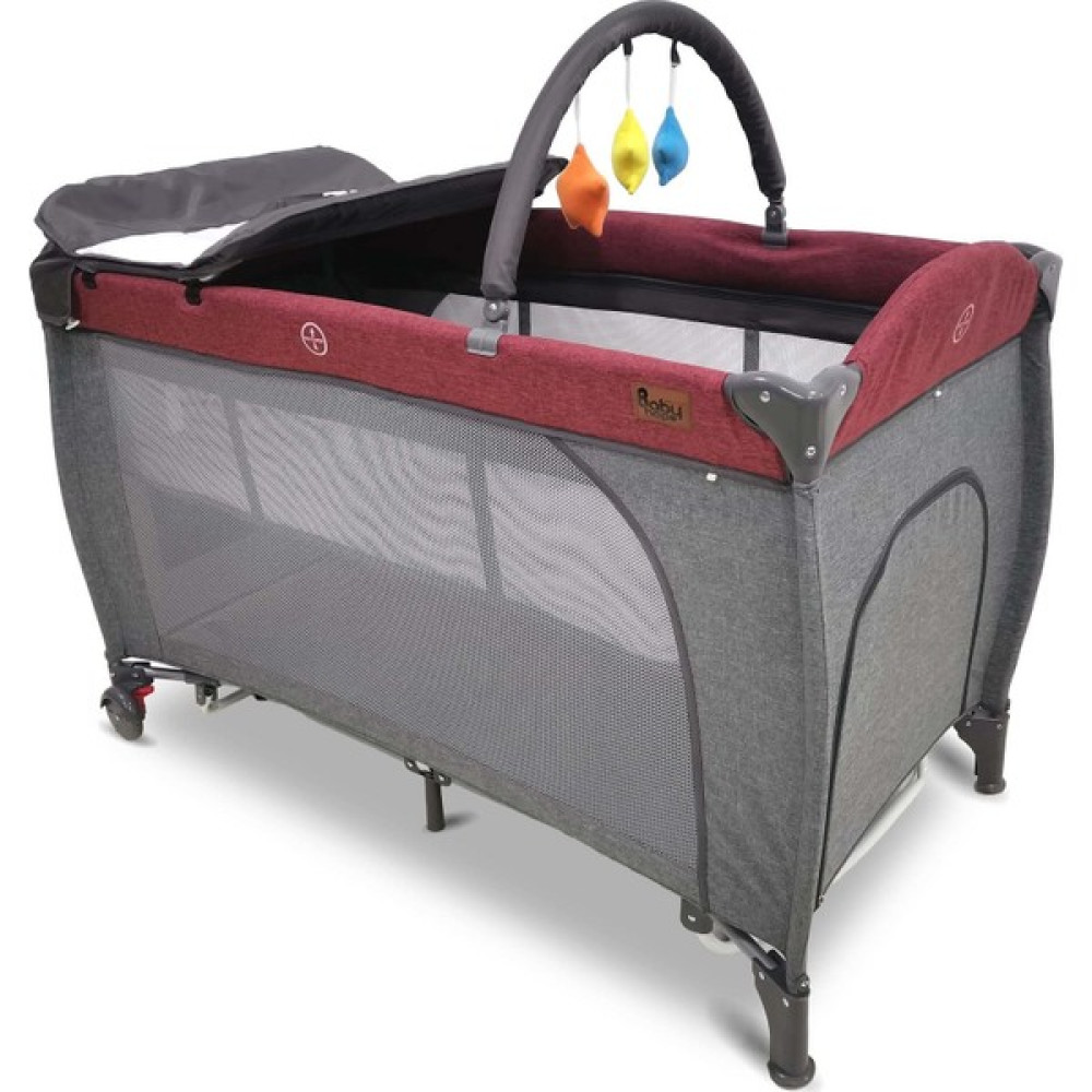 BabyHope Dora Oyun Parkı - Kırmızı Park Yatak / Oyun Parkı Fiyatı