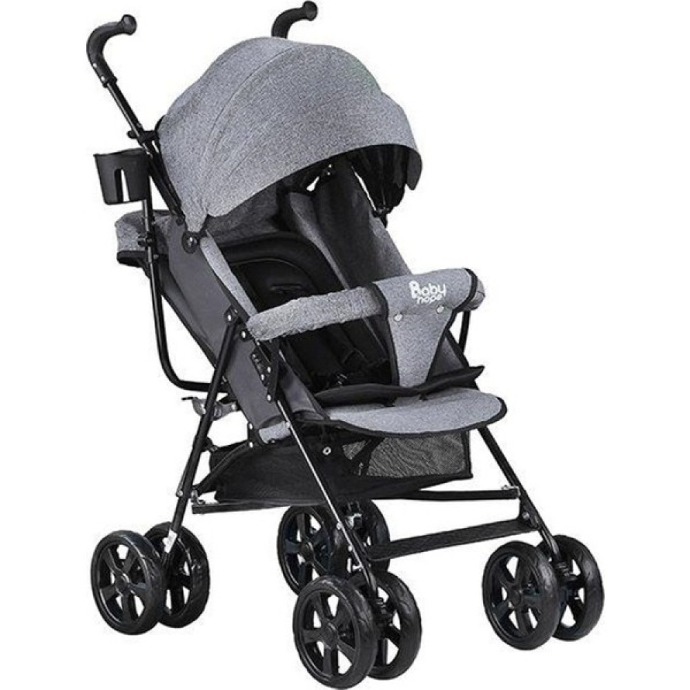 Babyhope SA7 Baston Bebek Arabası Gri Ana Kucağı ve Oto Koltuğu Fiyatı