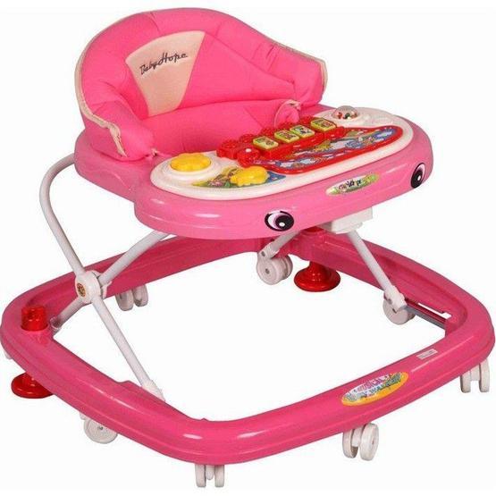 Babyhope Stoplu Pembe Yürüteç