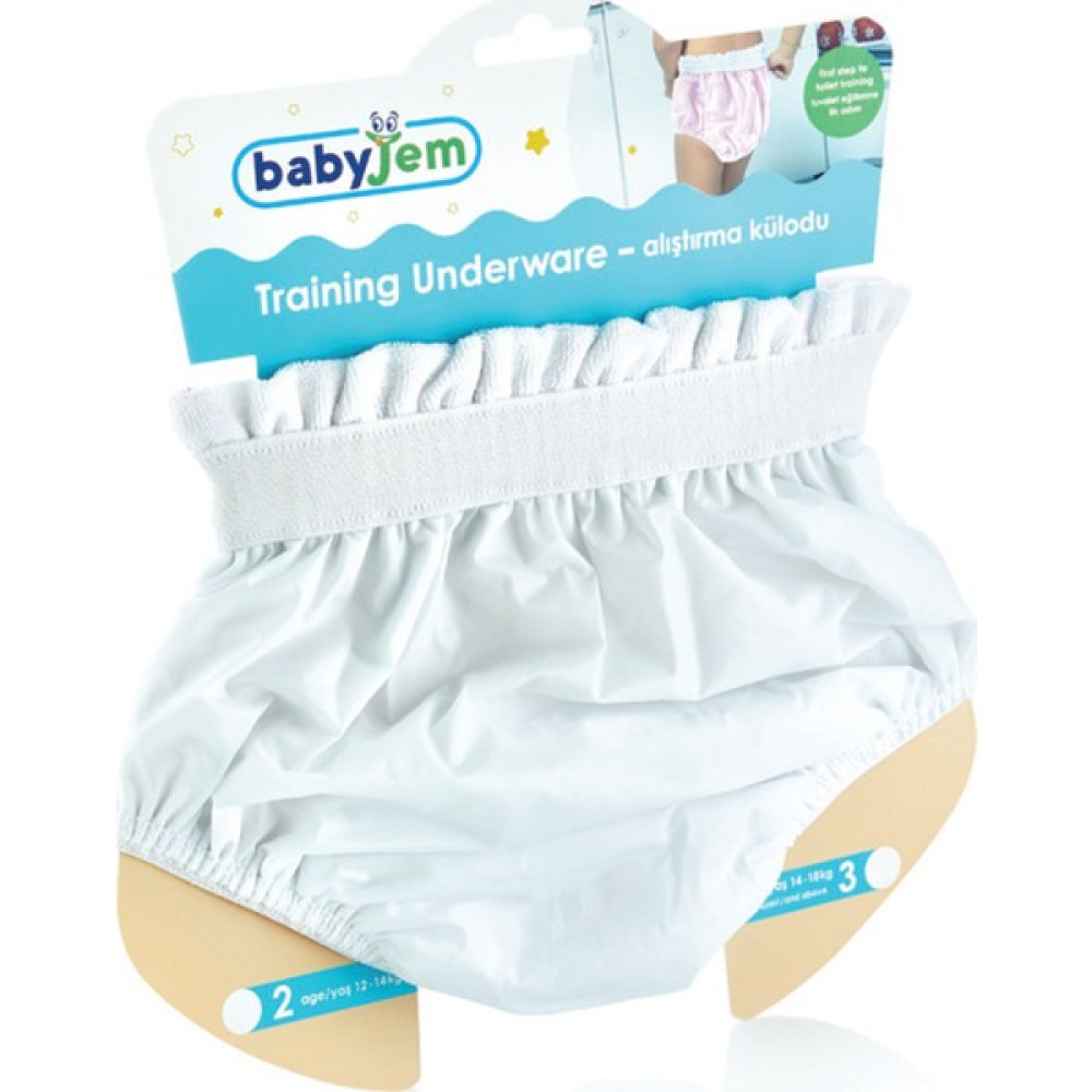 Babyjem Alıştırma Külodu 2 Yaş Beyaz Bebek Külodu Fiyatı