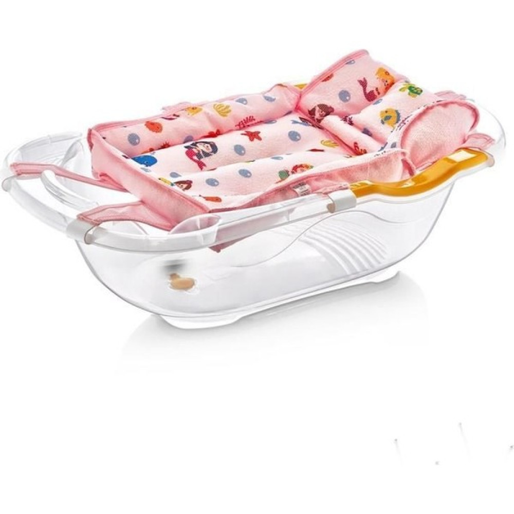 Babyjem Desenli Köpüklü Bebek Banyo Küvet Filesi 393 Pembe Brnm [gymberq] Bebek Banyo-Tuvalet Fiyatı