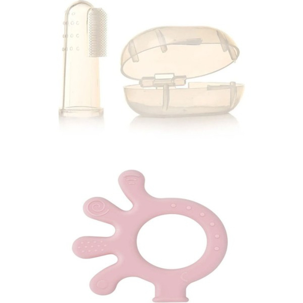 Babyjem Diş Kaşıyıcı Ahtapot Pembe + Bebek Parmak Diş Fırçası - Saklama Kutulu Oto Boyaları Fiyatı