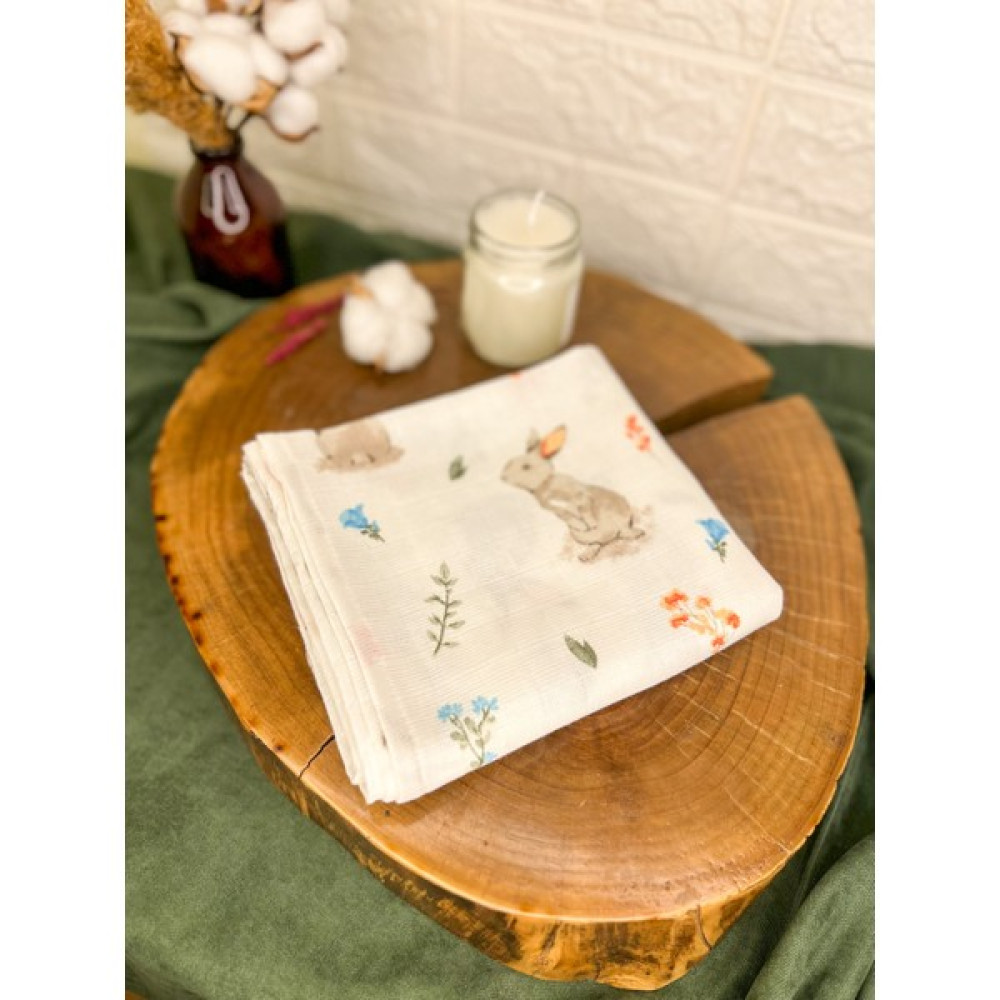 Babylifehome %100 Pamuk Kumaştan Müslin Bebek Örtü & Bebek Battaniyesi 80*100 - Renkli Hamilelik ve Emzirme Fiyatı
