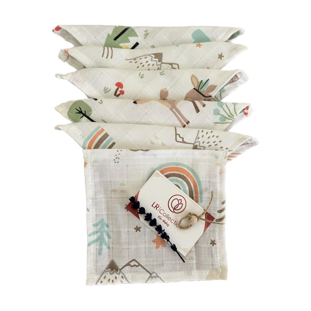 BabyLifeHome %100 Pamuk Müslin Kumaştan 6lı Müslin Ağız Mendili Bebek Giyim-Tekstil Fiyatı
