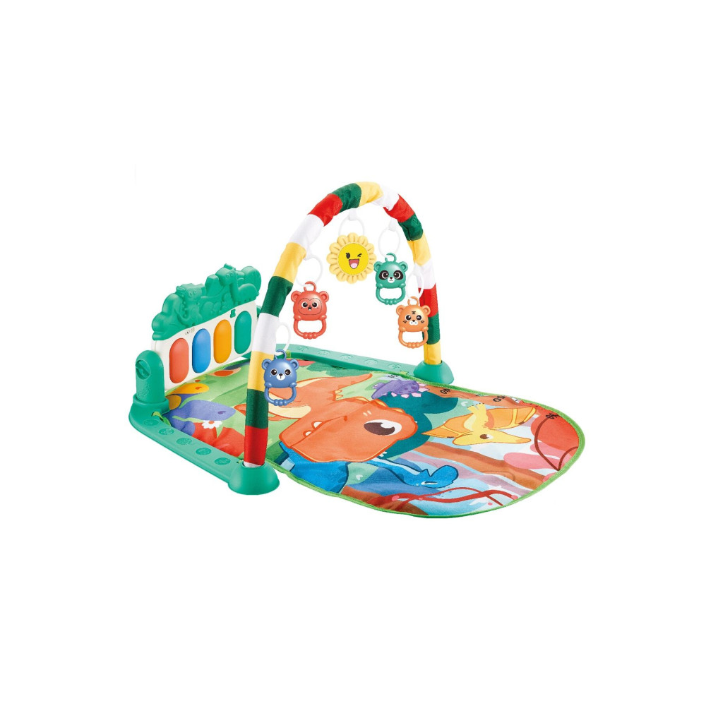 BabyLondy Dinozorlu Güneşli Piyanolu Bebek Oyun Halısı Eğitici Oyuncak Mavi Bebek Odası Halı Fiyatı
