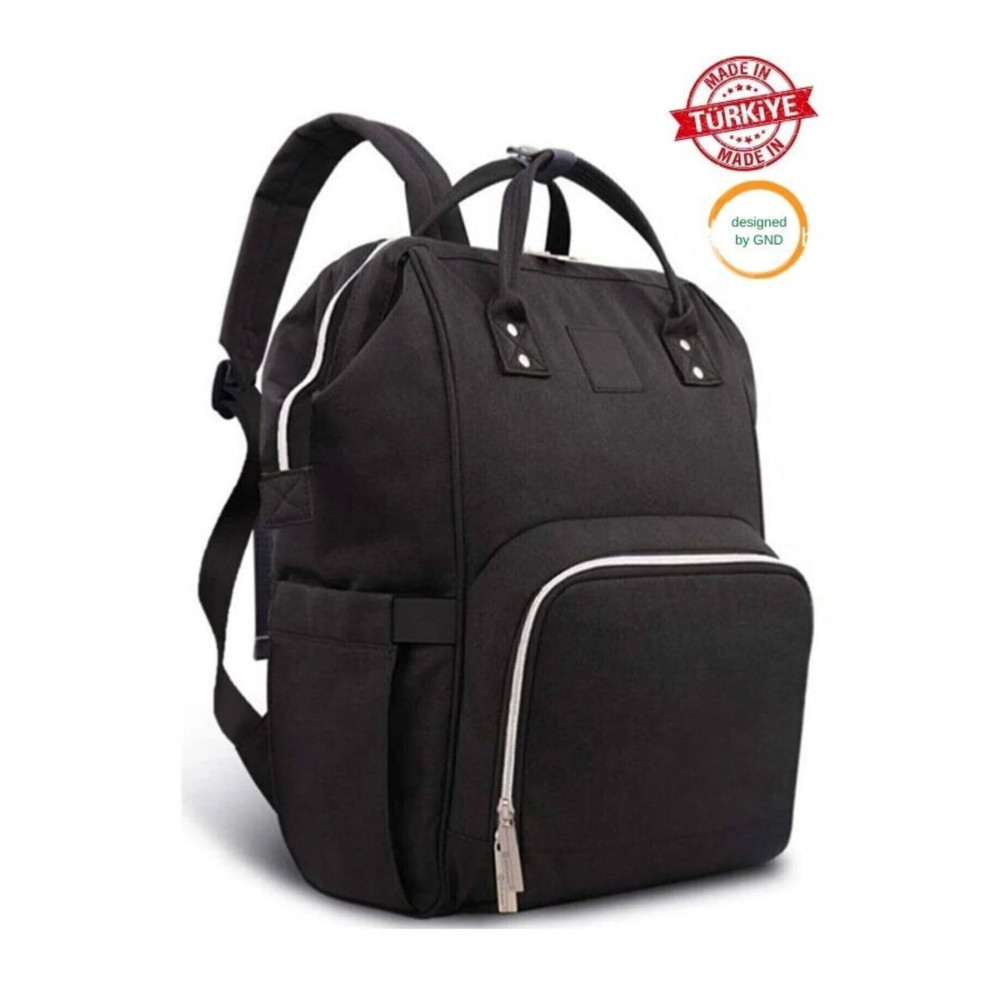 BabyLondy Gnd Siyah Anne Bebek Bakım Sırt Çantası Gnd-baby01 Bebek Bakım Çantası Fiyatı