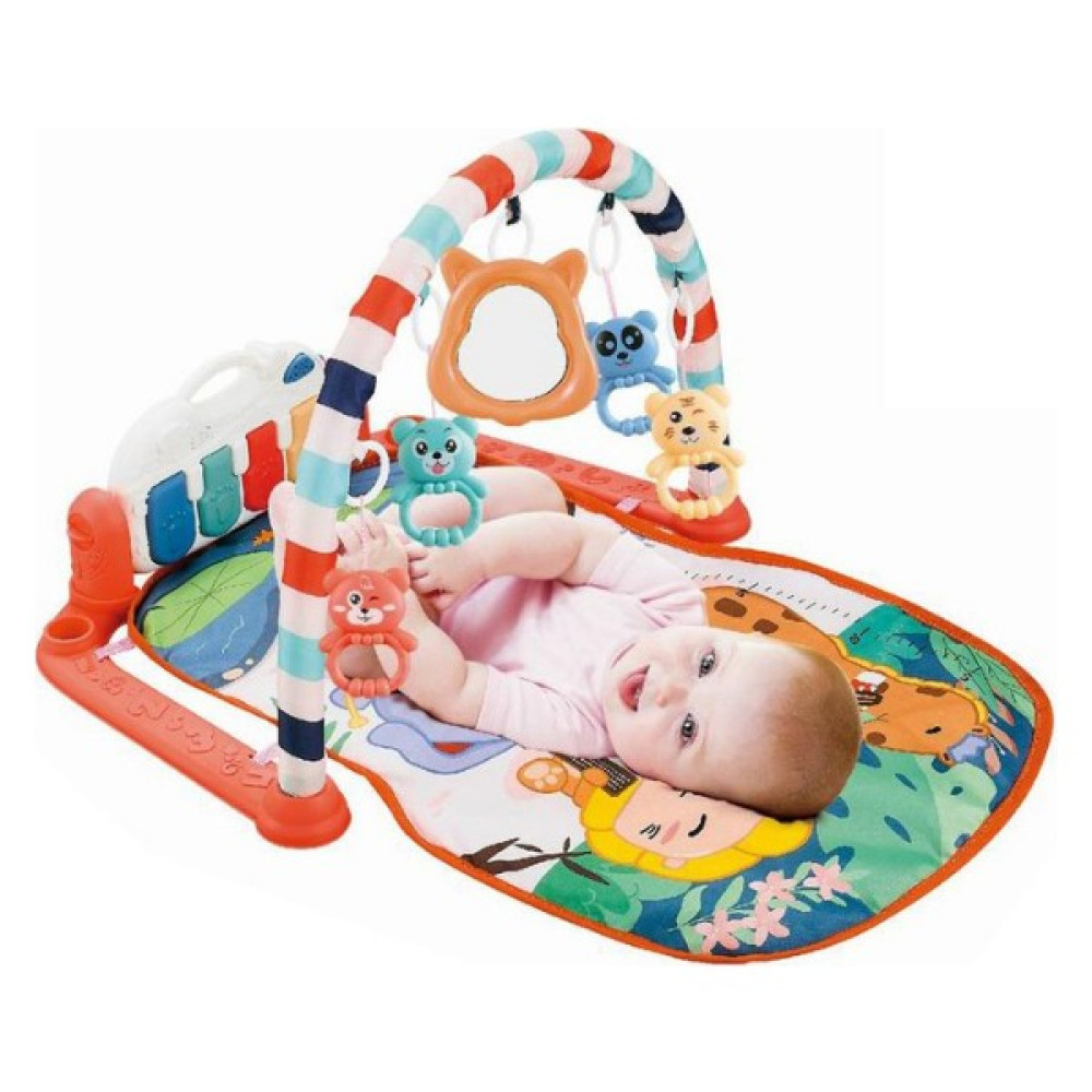 Babylondy Sevimli Hayvanlar Sesli Işıklı Aynalı Piyanolu Oyun Halısı Pembe Park Yatak / Oyun Parkı Fiyatı
