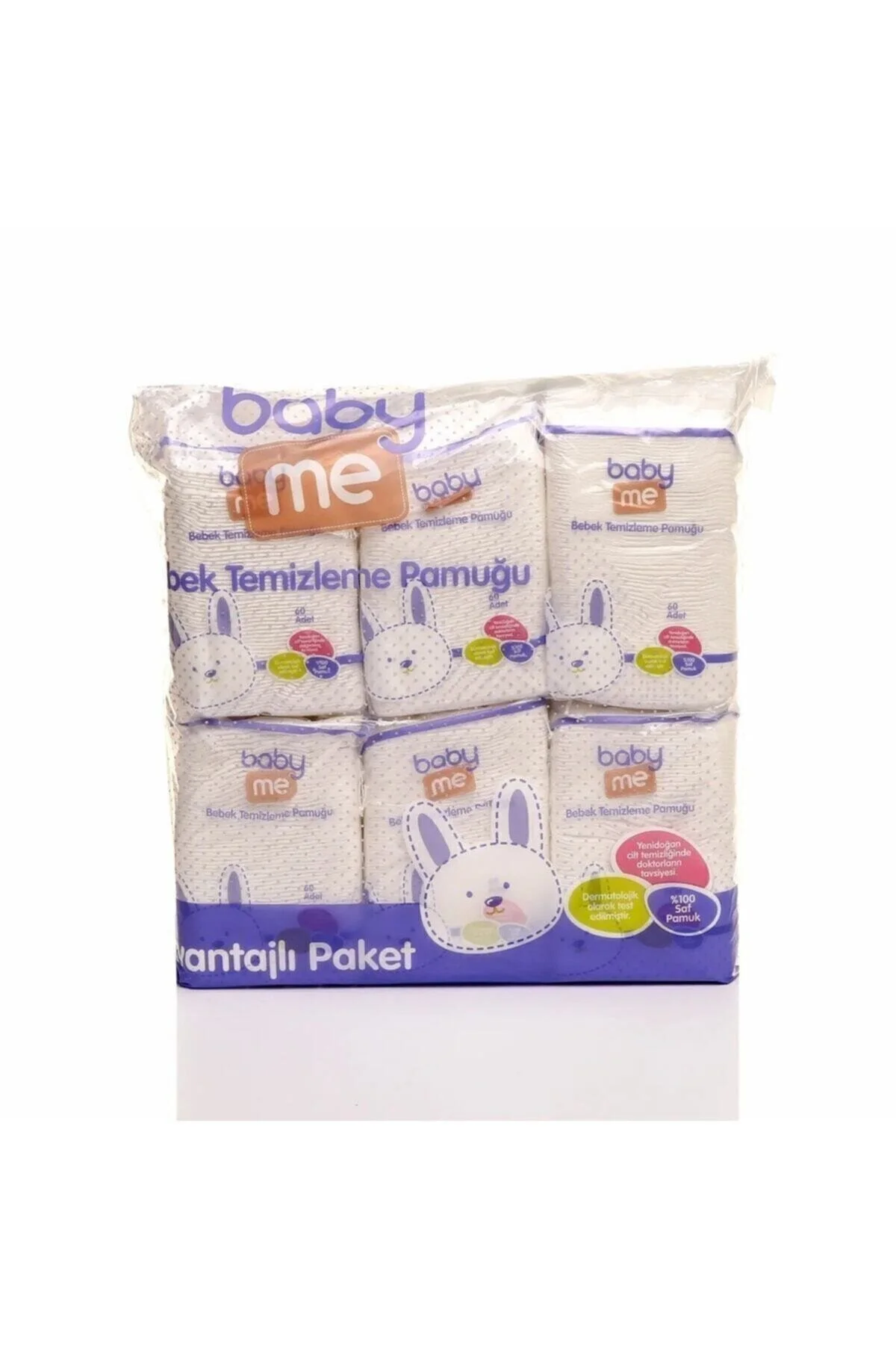 Baby&Me Bebek Alt Ve Vücut Cilt Temizleme Pamuğu 6lı Paket" Bebek Mendil-Islak Mendil Fiyatı