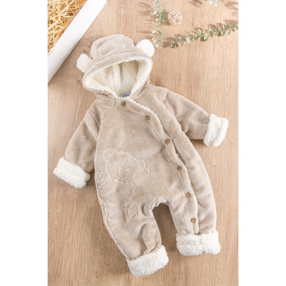 Babymod Ayıcık Figürlü Welsoft Peluş Astronot Kız/erkek Bebek Tulum Bebek Tulumu Fiyatı
