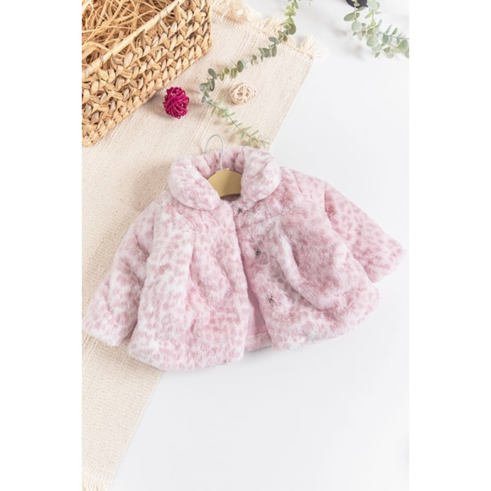Babymod Leopar Desenli Peluş Kız Bebek Mont Bebek Montu Fiyatı