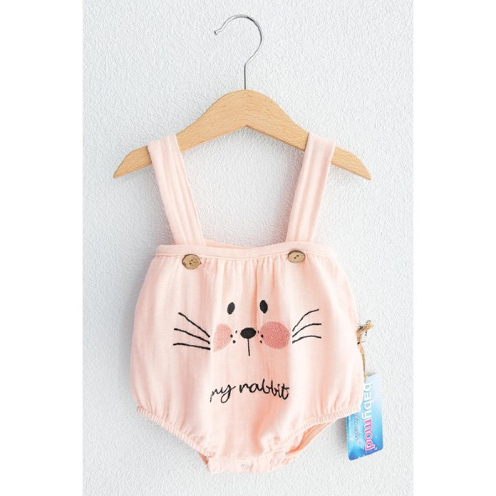 Babymod Minik Tavşan Kız Bebek Tulum Salopet Bebek Takım Bebek Tulumu Fiyatı